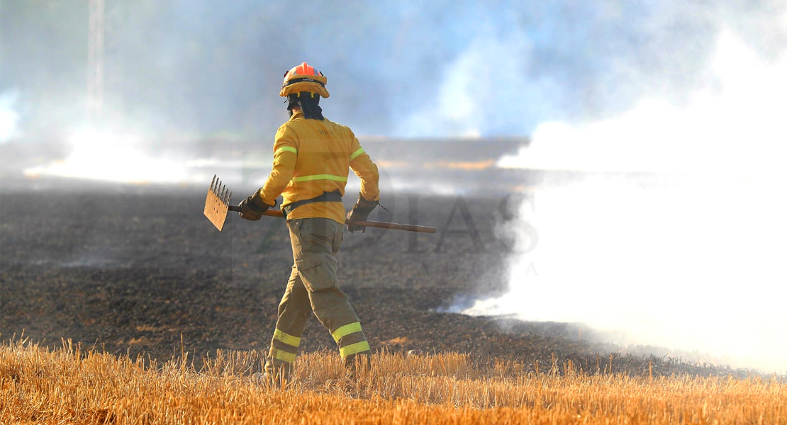 REPOR - Un incendio forestal cercano a Badajoz arrasa varias hectáreas