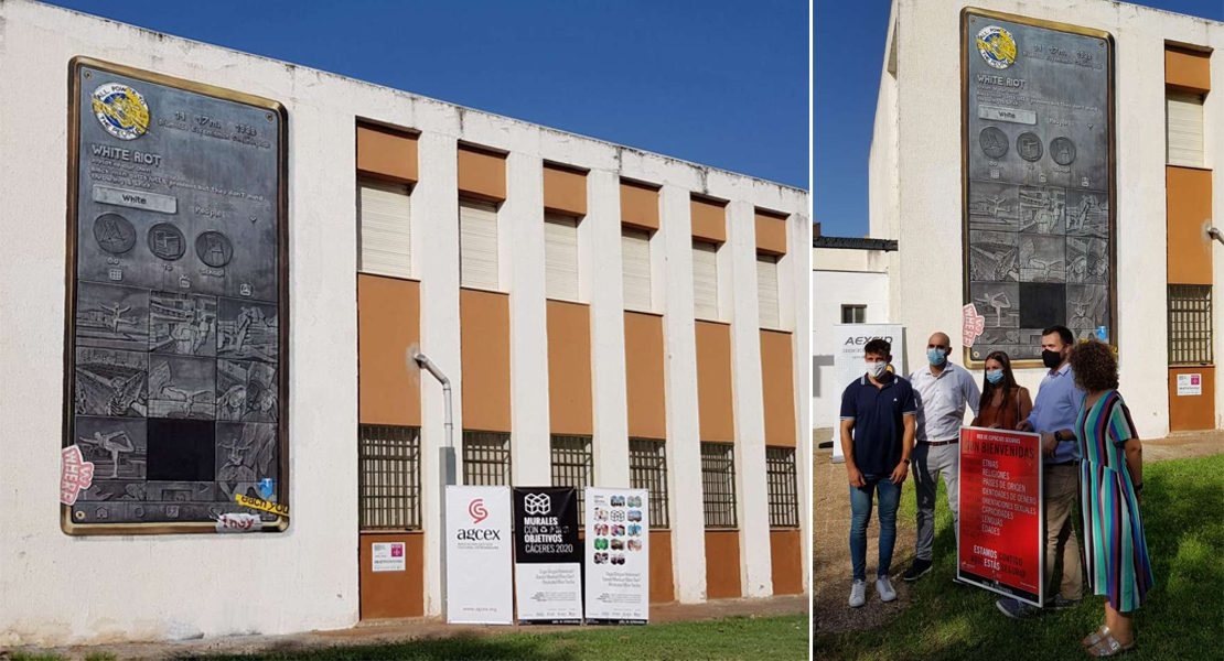 Extremadura tendrá el primer mural de España en memoria del fallecido George Floyd