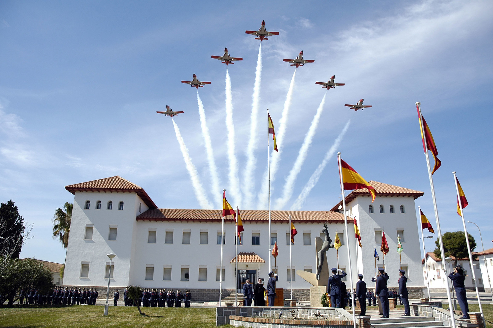 Máximas medidas de contención en la nueva valla alrededor de la Academia del Aire de San Javier