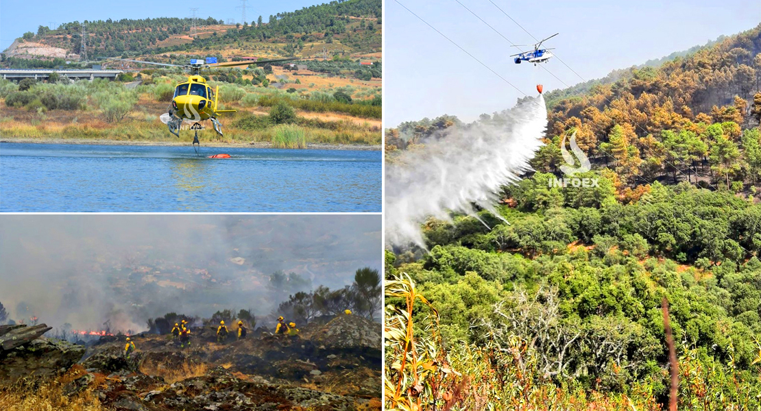 Tormentas eléctricas e incendios: Así ha sido la semana en Badajoz