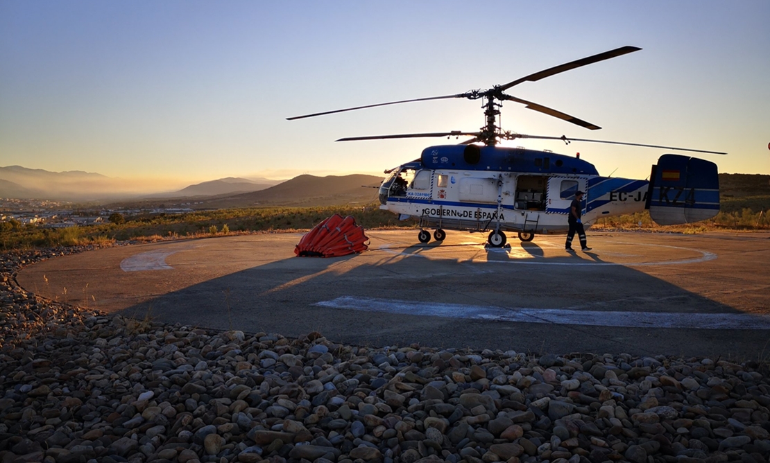Continúan las labores de extinción en los incendios descontrolados del Norte de Cáceres