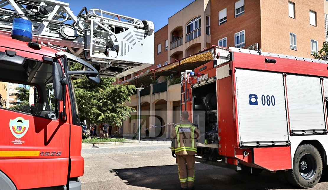 Incendio de vivienda en Ciudad Jardín (Badajoz)