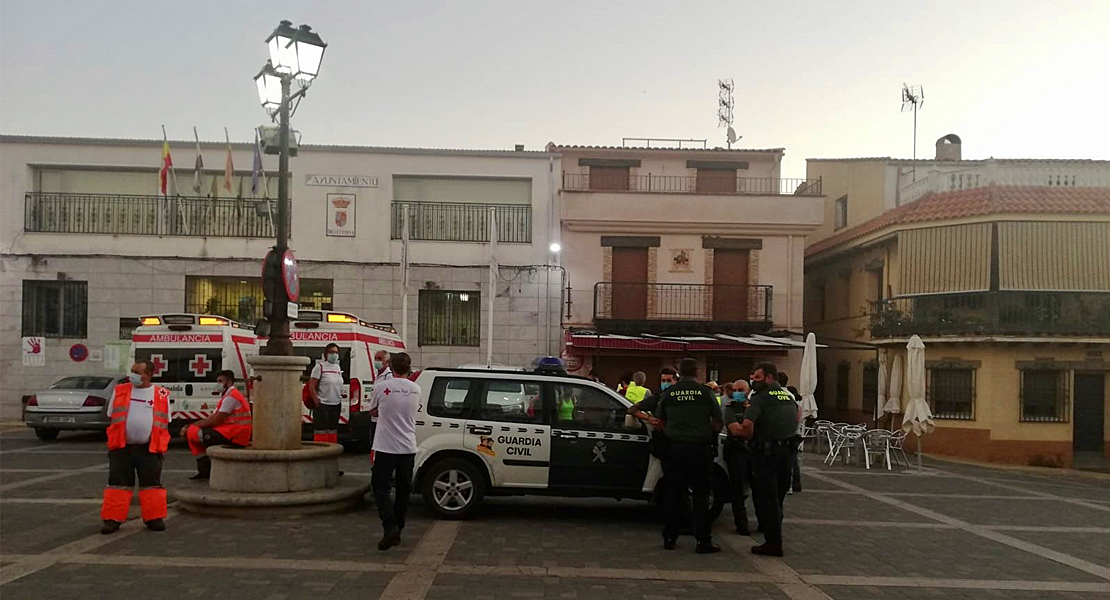 Vecinos, Cruz Roja y Guardia Civil, volcados en la búsqueda del extremeño Valentín