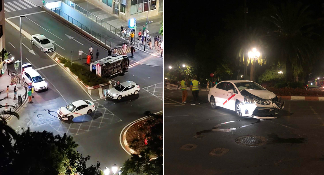 Una colisión entre un taxi y una ambulancia deja varios heridos en Cáceres