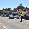 Dos heridos en una fuerte colisión en la carretera EX-110