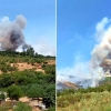 Bomberos Forestales luchan contra un incendio descontrolado en Cañaveral (Cáceres)