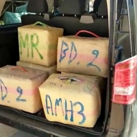 La Guardia Civil intercepta un cargamento de 525 kilos de hachís en el interior de un vehículo