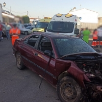 Un joven herido grave en un accidente en el sur de la provincia de Badajoz