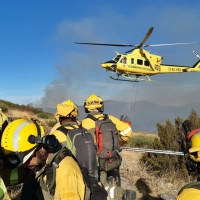 Evolución favorable de los incendios del Norte de Cáceres