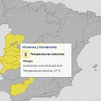 El 112 amplía la alerta amarilla por altas temperaturas