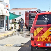 Incendio en un establecimiento de hostelería de la pedanía pacense de Sagrajas