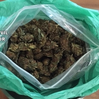 Detienen a un conductor extremeño que transportaba 171 gramos de cogollos de marihuana