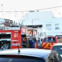 Incendio de vivienda en San Roque (Badajoz)