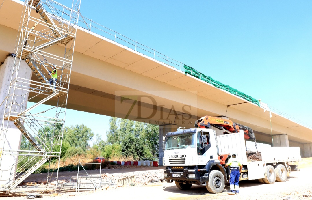 Así avanzan las obras del nuevo Puente en Badajoz