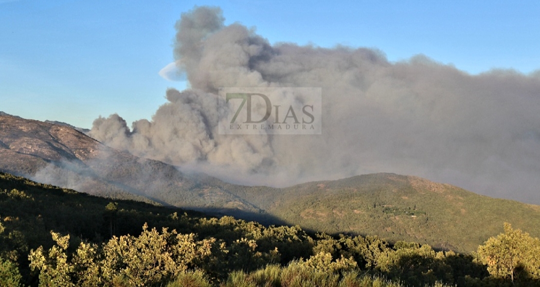 Continúa el nivel 2 para los incendios del Valle del Jerte