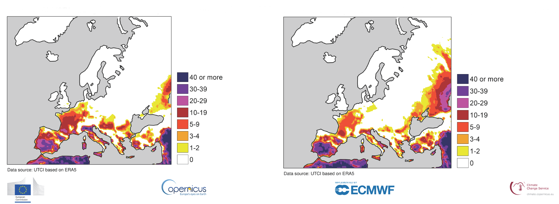 Récord de máximo de &#39;estrés térmico&#39; en el sur peninsular durante el verano de 2020