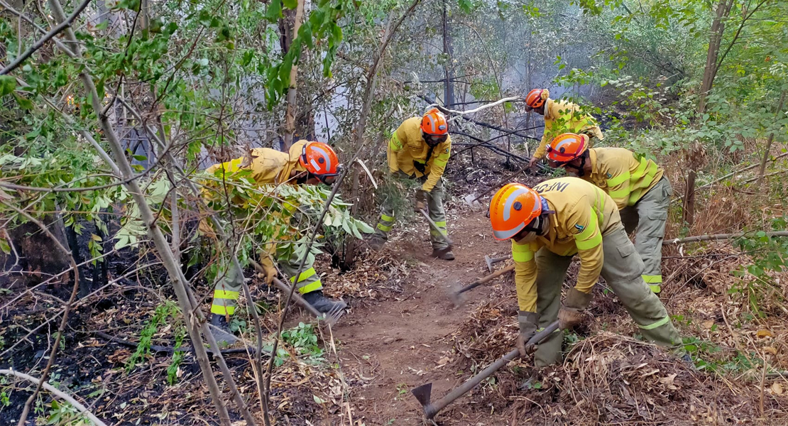 La época de riesgo de incendio se mantiene en Extremadura hasta el 15 de octubre