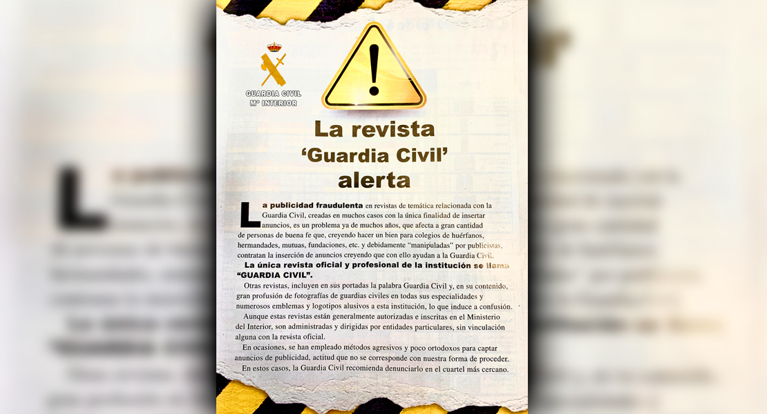 Alertan de intentos de estafa en nombre de la Guardia Civil en Extremadura