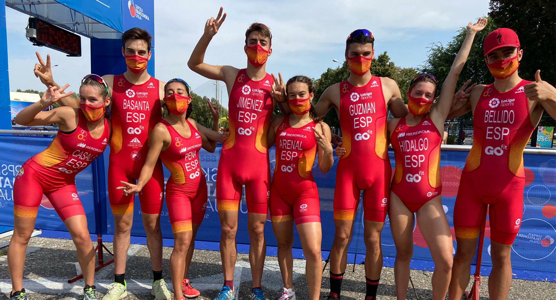 España llega pisando fuerte en Triatlón con un triplete en categoría masculina y femenina