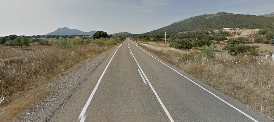 Obras de mejora en la EX-344 a su paso por Hornachos