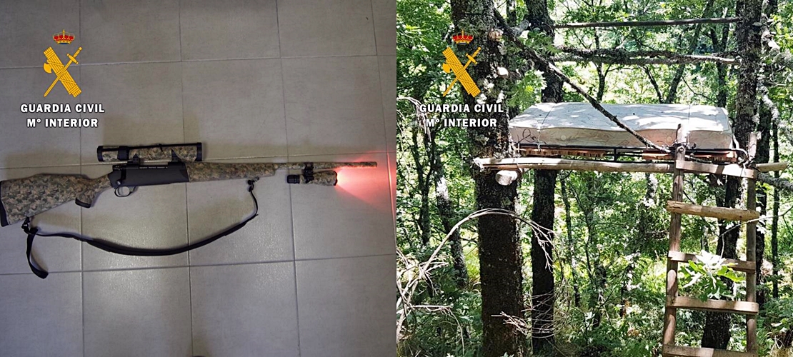 Detienen a un cazador furtivo dentro de la Reserva de Caza “La Sierra” de Gredos