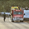 Accidente y vuelco cerca de Barcarrota (Badajoz)