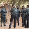 Imágenes del dispositivo de búsqueda en la finca de Monesterio (Badajoz)