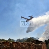 Incendio forestal entre La Roca de la Sierra y Villar del Rey