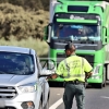 Un accidente obliga a cortar la Vía de la Plata en Monesterio (Badajoz)