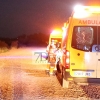 Salvan su vida tras un fuerte accidente en el azud (Badajoz)