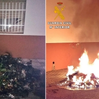 Instruyen diligencias a un vecino de Santa Amalia por la quema de contenedores