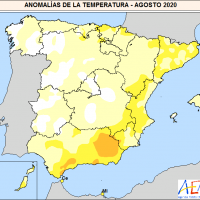 AGOSTO 2020: El noveno más cálido en España en el siglo XXI