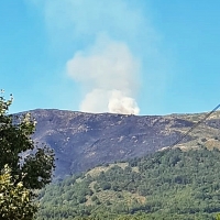 Reproducción del incendio en Cabezuela del Valle