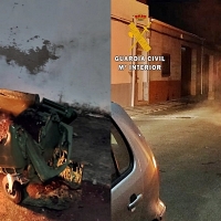 Investigan la quema de una veintena de contenedores en una localidad extremeña