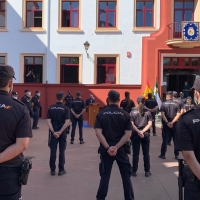 Bienvenida a los alumnos de la Policía Nacional que comienzan sus prácticas en Extremadura