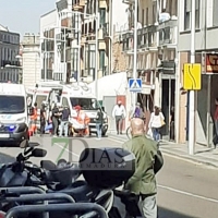Atropello en un paso de peatones de la calle Prim en Badajoz