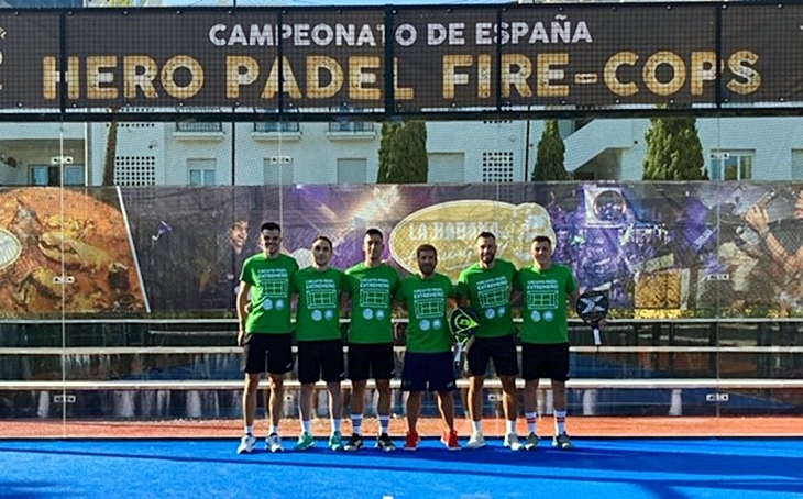 Un equipo extremeño gana el Campeonato Nacional de Padel de Fuerzas y Cuerpos de Seguridad