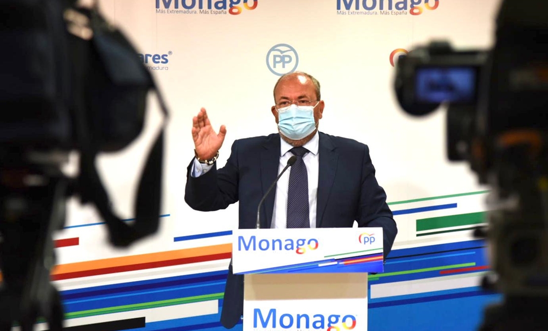 Monago: “Sánchez ahora va a por el sueldo de los empleados públicos”