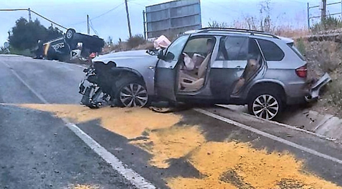Un inspector de la Policía Nacional grave tras ser embestido su vehículo por los narcos en Algeciras