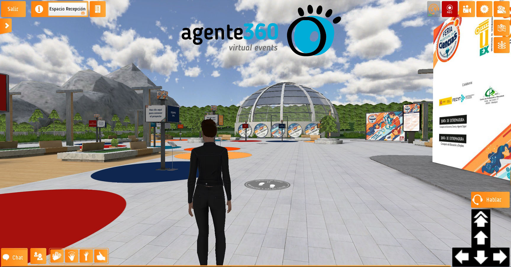 Los asistentes a la Feria Virtual de Ciencias de la UEx usarán avatares personalizables