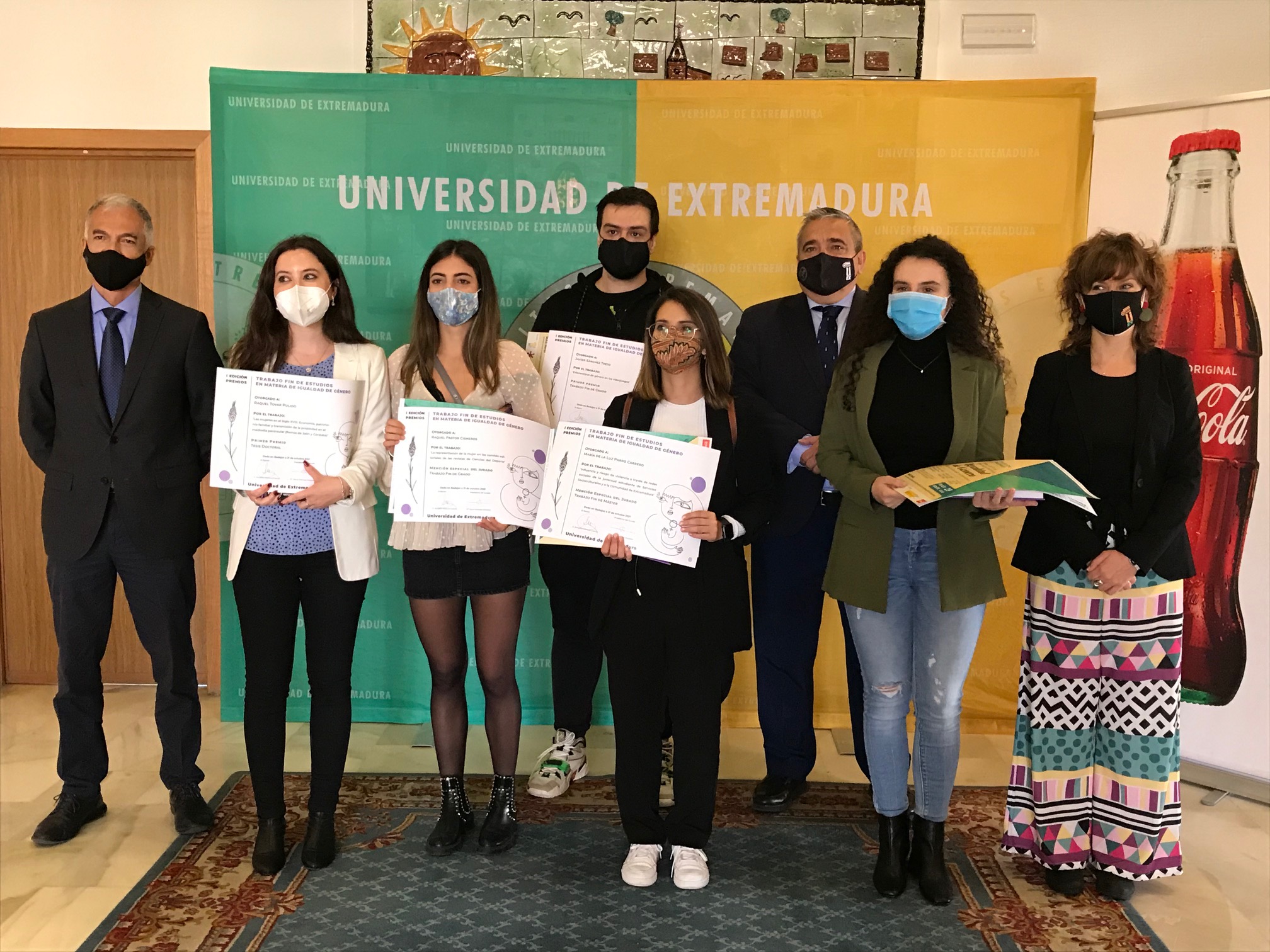 La UEx entrega los Premios al mejor Trabajo Fin de Estudios en materia de Igualdad de Género