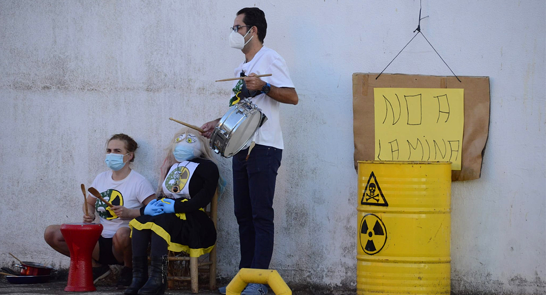 Protestas ante el proyecto mina de uranio: &quot;La Extremadura vacía no se llena desenterrando nuestra tierra&quot;