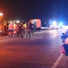 Dos heridos en un accidente de tráfico entre Badajoz y Olivenza