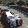 Accidente de tráiler en la Nacional 435 (Badajoz)