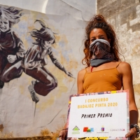 Ana Repullo, ganadora de la primera edición de &#39;Badajoz Pinta&#39;