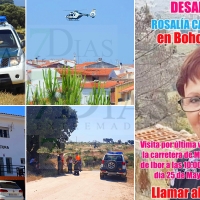 Diferentes unidades de la Guardia Civil retoman la búsqueda de Rosalía Cáceres