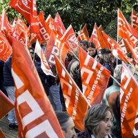 Concentración en defensa de la Sanidad Pública en Badajoz