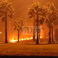 Incendio cercano a Las Vaguadas. Los vecinos muestran su malestar