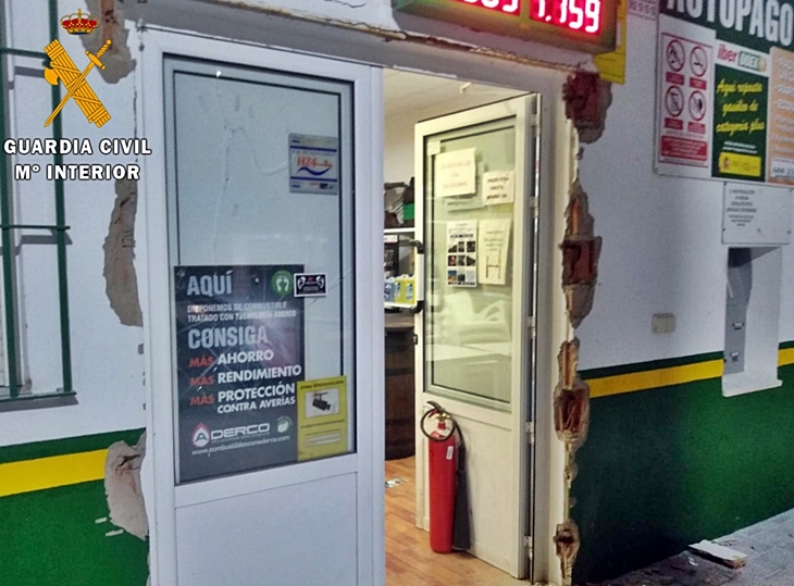 Detenido uno de los autores del robo en la estación de servicios de Pallares