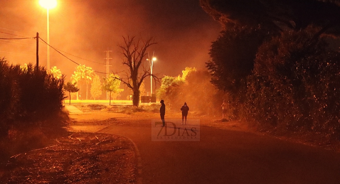 Incendio cercano a Las Vaguadas. Los vecinos muestra su malestar